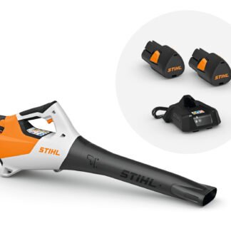 STIHL BGA 30 CORDLESS LEAF BLOWER WITH 2X AS 2 BATTERIES AND AL 1 CHARGER