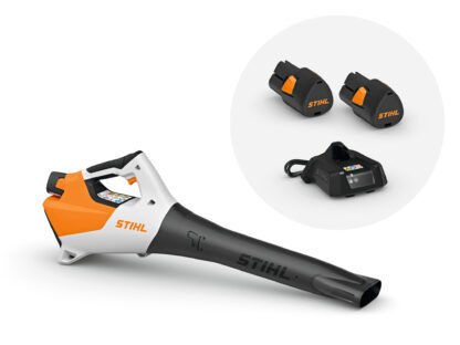 STIHL BGA 30 CORDLESS LEAF BLOWER WITH 2X AS 2 BATTERIES AND AL 1 CHARGER