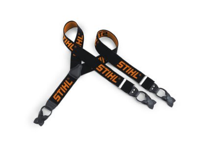 STIHL BLACK BRACES WITH BUTTONS