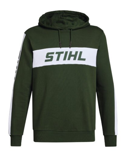 STIHL GREEN COLOURBLOCK HOODIE - XXXL