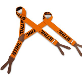 STIHL ORANGE BRACES WITH BUTTONS