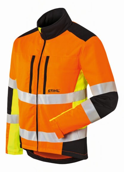 STIHL PROTECT MS CUT PROTECTION AND HIGH-VISIBILITY JACKET