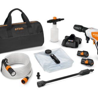 STIHL RCA 20 CORDLESS PORTABLE HANDHELD PRESSURE WASHER WITH 2X AS 2 BATTERIES AND AL 1 CHARGER