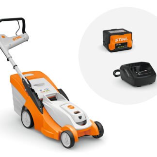 STIHL RMA 239 C CORDLESS LAWN MOWER WITH AK 20 BATTERY AND AL 101 CHARGER