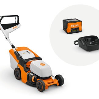 STIHL RMA 443 CORDLESS LAWN MOWER WITH AK 20 BATTERY AND AL 101 CHARGER