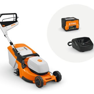 STIHL RMA 448 RV CORDLESS LAWN MOWER WITH 1X AK 30 S BATTERY AND AL 101 CHARGER