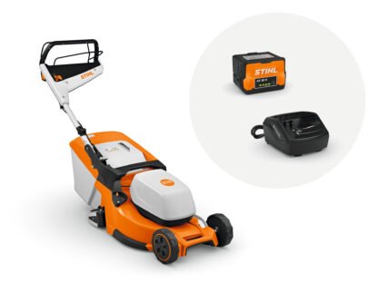 STIHL RMA 448 RV CORDLESS LAWN MOWER WITH 1X AK 30 S BATTERY AND AL 101 CHARGER