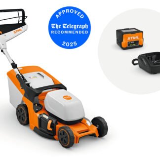 STIHL RMA 448 V CORDLESS LAWN MOWER WITH AK 30 S BATTERY AND AL 101 CHARGER
