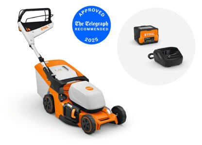 STIHL RMA 448 V CORDLESS LAWN MOWER WITH AK 30 S BATTERY AND AL 101 CHARGER