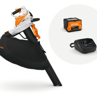 STIHL SHA 56 CORDLESS VACUUM SHREDDER WITH 1X AK 20 BATTERY AND AL 101 CHARGER